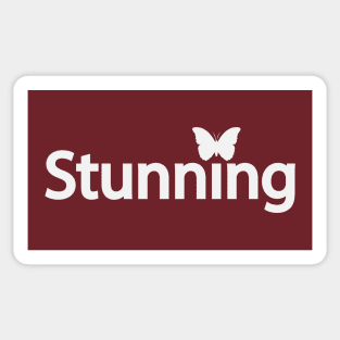 Stunning being stunning artsy Sticker